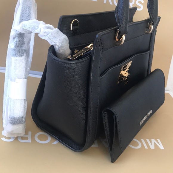 🎆🎆mk Satchel set🎆black/Tina bag/crossbody - Picture 2 of 8